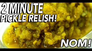 HOMEMADE PICKLE RELISH FAST & EASY | Chomp Chomp Chewy