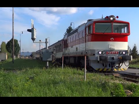 Diesel Power Turiec - Okuliarnik ZSSK 754.071 @ Os 7532 Turčianske Teplice - Diviaky