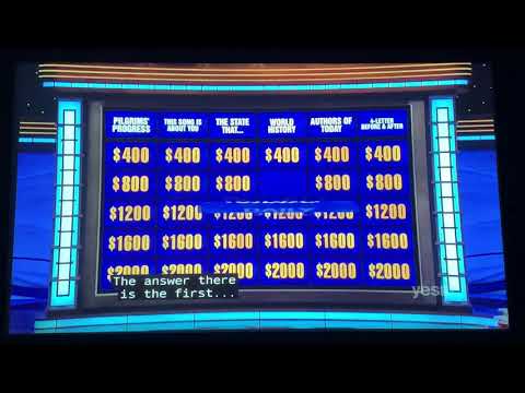 Double Jeopardy, Amy Schneider Day 7 - 2nd Daily Double (11/25/21)