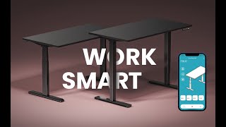 Dual-Motor Sit-Stand Desks with APP Control M06 AI ＆ M07 AI Series