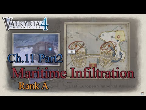 Valkyria Chronicles 4 - Ch.11 Maritime Infiltration (Rank A)