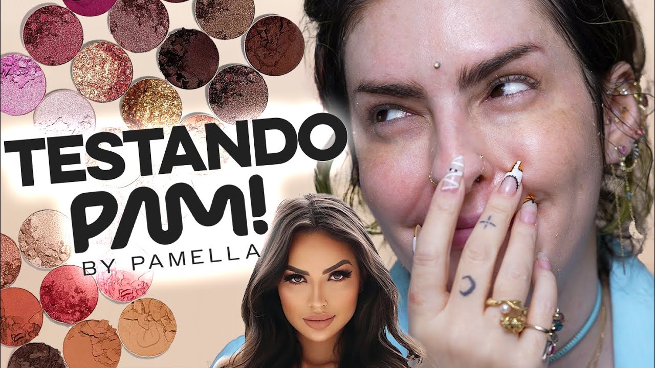 TESTANDO AS MAKES DA PAM - Karen Bachini