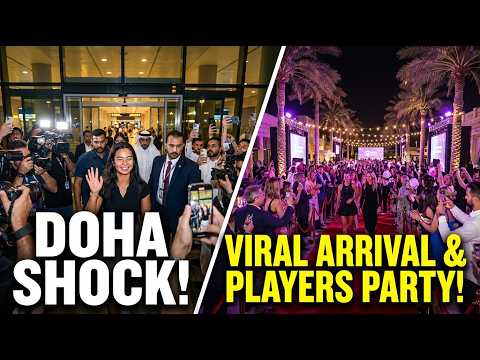 WTA Stars Go CRAZY 🤯 Alexandra Eala’s Arrival Starts Epic Qatar Open Party!