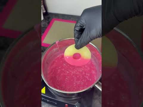 I tried ! First attempt making candy 🍭 pineapples 🍍. #candies #candys #sweetish #sweet #sweetstuff