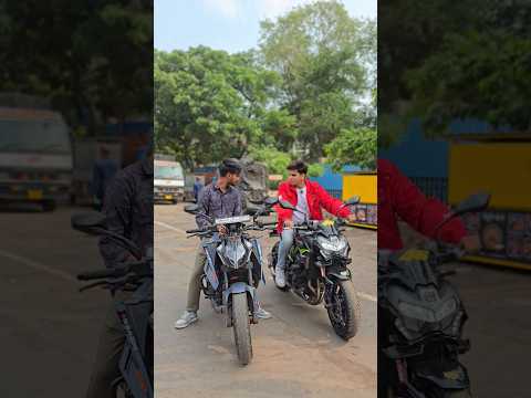 Wait for shock😂 #z900 #duke390 #automobile #kawasaki #ktmduke