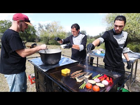We learned to cook traditional Romanian food! ๐ท๐ด @Danube Delta