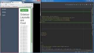Bootstrap Tutorial for Beginners - 11 - Sidebar Menu Templates