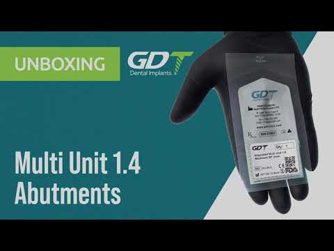 Unboxing GDT Multi Unit 1.4mm Abutments