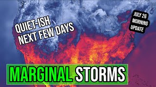 Severe Thunderstorm Outlook - 5% wind/hail threat, minimal tornado risk - July 26