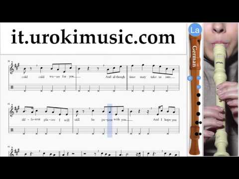 Lezioni di Flauto Dolce G. Major Lazer, Justin Bieber - Cold Water Parte#2 Melodia Tutorial