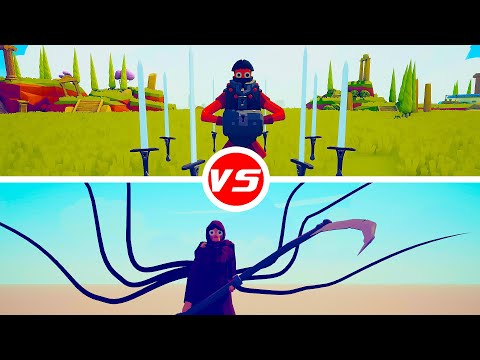 REAPER VS 3x SWORDCASTER - Totally Accurate Battle Simulator TABS #5