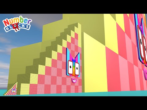 Numberblocks Step Squad NEW 1 to 132,000,000 BIGGEST - The Amazing Step Squad Numberblocks HUGE