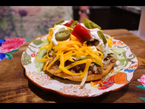 Making Mexican "Pizza"- Tostadas