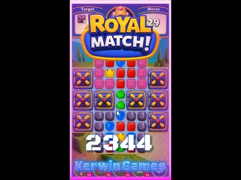 Royal Match Level 2344 - No Boosters Gameplay