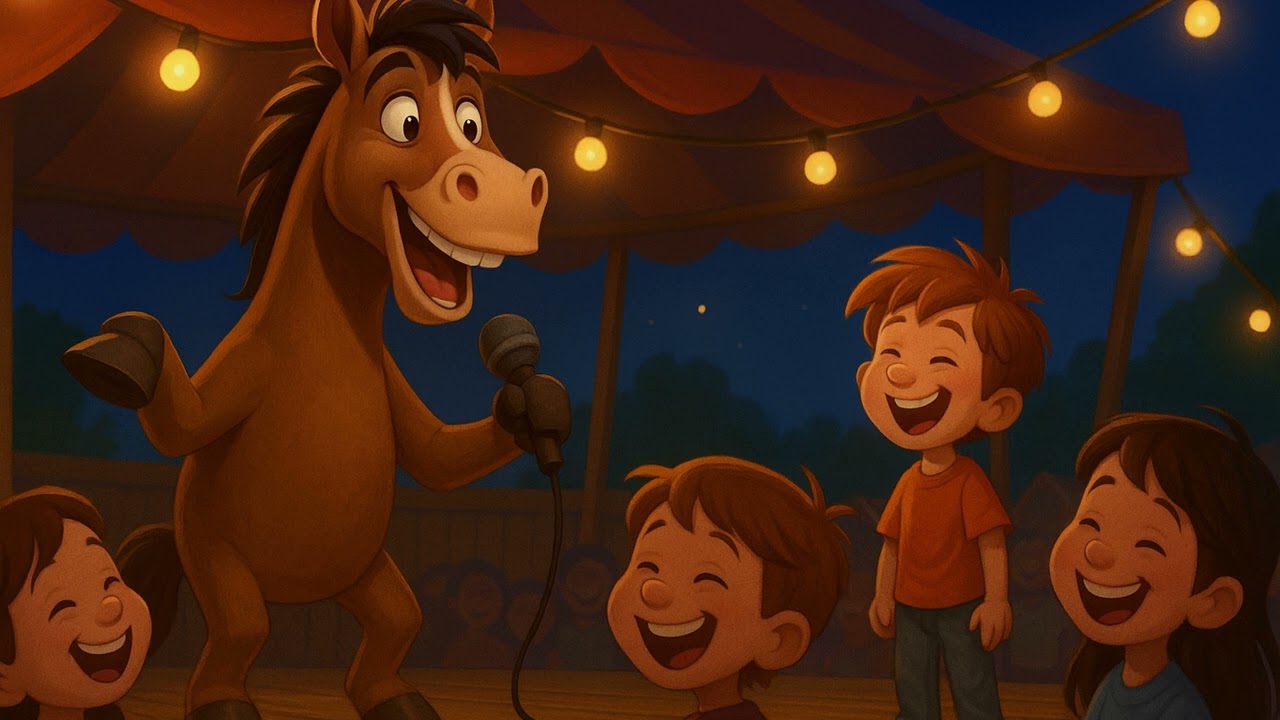 🐴Fritzi, das sprechende Pferd🐴Eine lustige Gute-Nacht-Geschichte über Freundschaft, Lachen und Mut 🌙