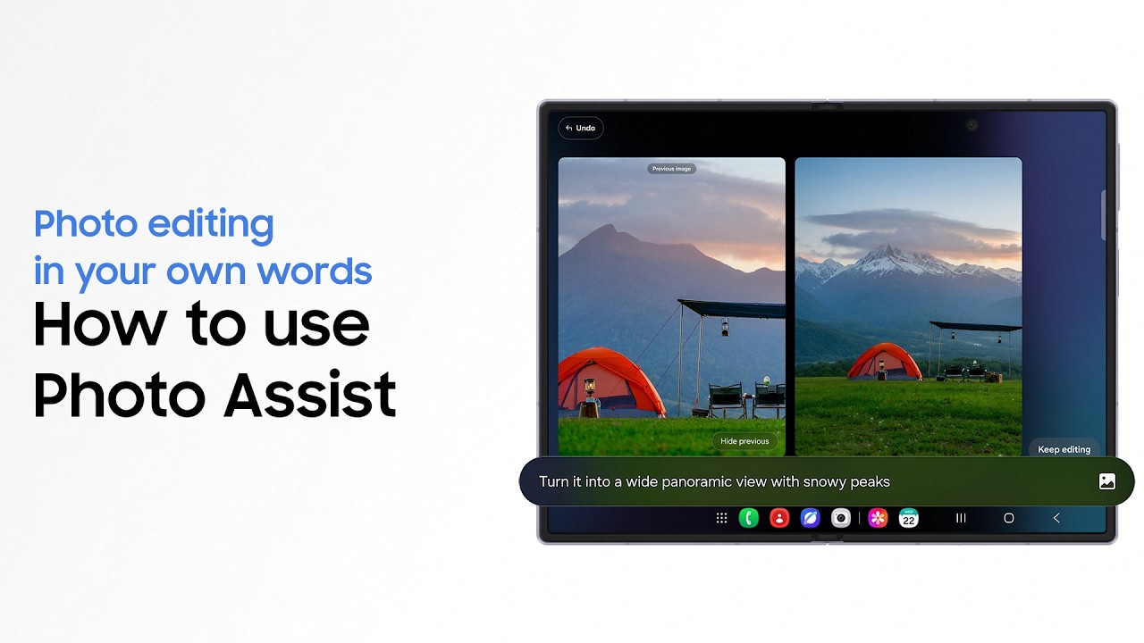 How to use Photo Assist | Galaxy AI | Galaxy Z Fold8 Ultra, Fold8, and Flip8 | Samsung - YouTube