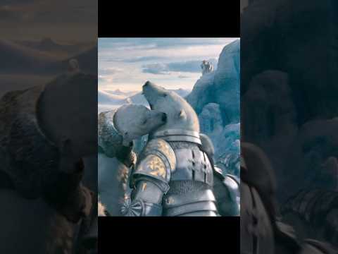 🐻Iorek Defeats the False King in Epic Armored Bear Duel The Golden Compass ❄️👑#movie #shortvideo