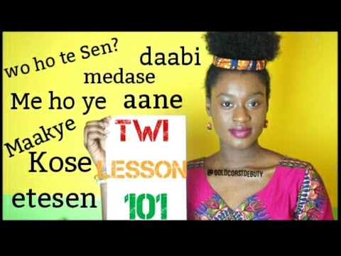 Learning Twi (Language) Lesson 101 | 
