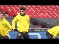 Borussia Dortmund Train At Wembley Ahead Of Tottenham Champions League Tie
