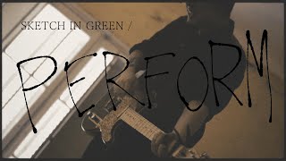 Cover art for sketch in green / PERFORM