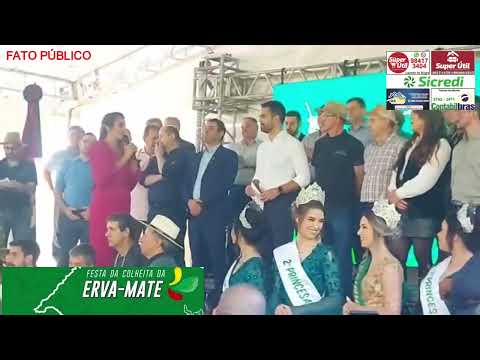 NOVO BARREIRO SEDIOU ABERTURA DA COLHEITA DA ERVA MATE  - Prefeita Márcia.