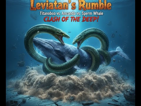 Leviathan's Rumble: Titanoboa vs. Anaconda vs. Sperm Whale - Clash of the Deep!