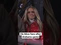 Ole Miss fans before/after playing ALABAMA