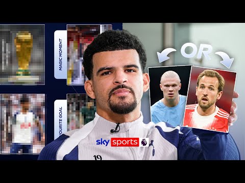Erling Haaland or Harry Kane? | Dominic Solanke Sticker Book Challenge