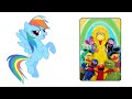 MY LITTLE PONY CHARACTERS AND THEIR FAVORITE YOUTUBE SERIES