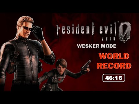 Resident Evil Zero Wesker Mode Speedrun 46:16 (WR)