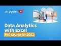 Data Analytics In Excel Full Course Data Analytics Tutorial Data Analytics Project Simplilearn