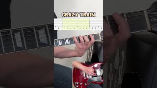 Crazy Train Guitar + Tabs R.I.P Ozzy #easyguitartabs #easyguitartutorial #ozzyosbourne