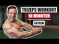10 Minuten Trizeps Workout für Zuhause ohne Geräte - Extrem Effektiv! | Sascha Huber