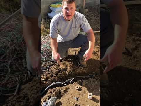Easy hack to fix and waterproof an underground wire that is broken