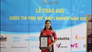 Sản phẩm Dây thìa canh "An toàn cho sức khỏe - Thân thiện với môi trường". Giải nhất cuộc thi phụ nữ khởi nghiệp.