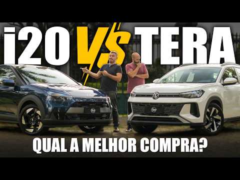 Hyundai i20 VS Volkswagen Tera, qual melhor compra por R$ 140.000,00?