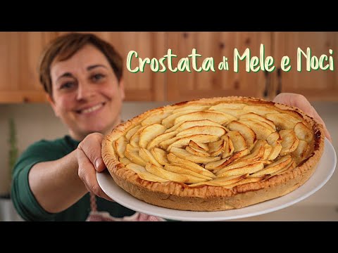 CROSTATA DI MELE E NOCI Ricetta Facile Senza Burro - Fatto in Casa da Benedetta
