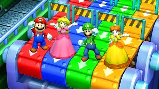 Mario Party The Top 100 MiniGames - Mario Vs Luigi Vs Peach Vs Daisy (Master Difficulty)