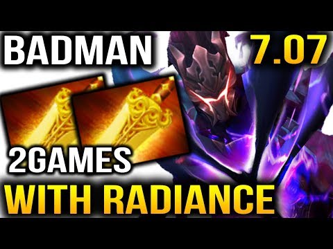 Badman Spectre Radiance Build [2Games] Dota 2 7.07b Dueling Fates