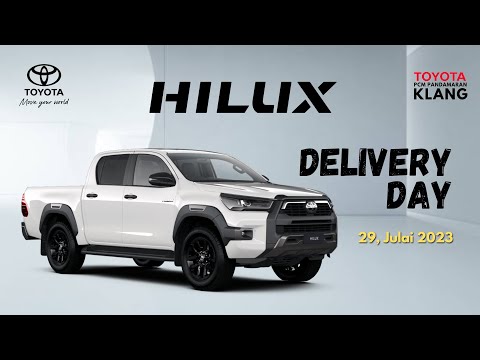 Hilux 2.4E - Pcm Pandamaran Auto - Delivery Day.