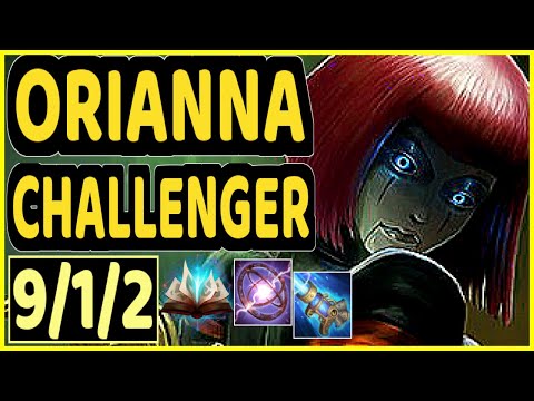 QUAD (ORIANNA) - 9/1/2 KDA CHALLENGER GAMEPLAY - KR