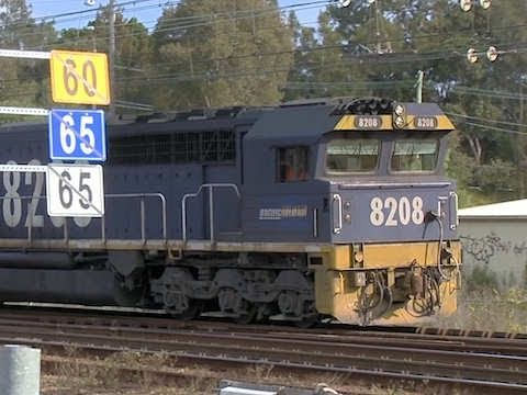 "82 Class" with coal trains - Pacific National coal trains in Sydney, NSW