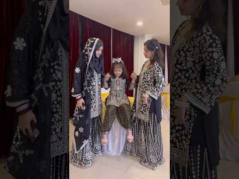 Twinning 🖤#meenazfam #motherdaughter#twinning #youtubeshorts