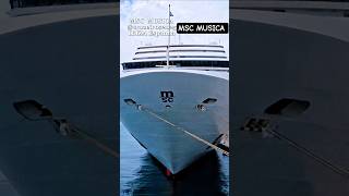 MSC MUSICA  cruise ship cruzeiro 09/05/26  ⁨@cruzeiros2025⁩  navio  Italia Santos #cruise #shorts