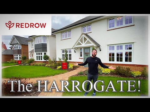 Inside a 4 Bed Detached REDROW 'THE HARROGATE' Show Home (Full Tour) Lucas Gardens - New Build UK