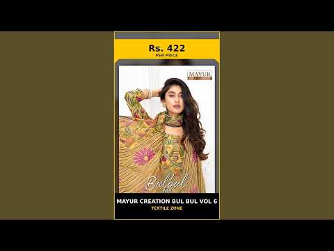Mayur Creation Bul Bul Vol 6 – product video thumbnail
