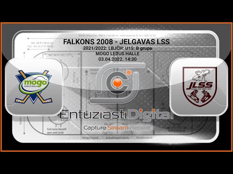 2021/2022: LBJČH: U15B : FALKONS 2008 - Jelgavas LSS