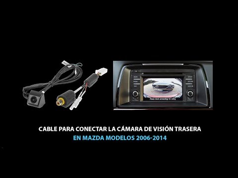 Cable de 4 pines para cámara trasera para Mazda 2, Mazda 3, Mazda 6, CX-5, CX-9, CX-3 modelos 2006-2014 Vista previa  9