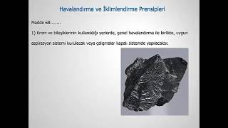 31 Havalandırma ve İklimlendirme Prensipleri