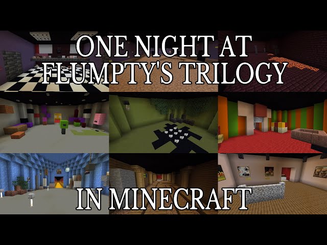 Minecraft Math Trilogy Map One Night At Flumpty's Trilogy In Minecraft Minecraft Map